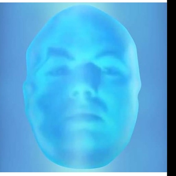 Power ranger pendant 3D blue stones iced out - Picture 11 of 12